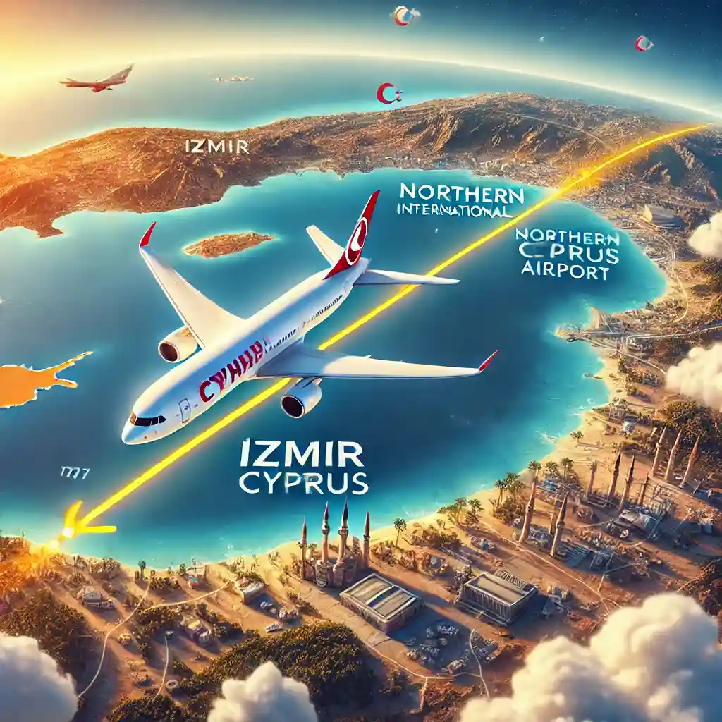 پرواز از ازمیر به قبرس شمالی