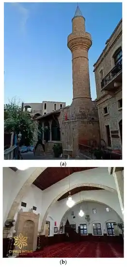تصویری از یک مسجد تاریخی در قبرس شمالی