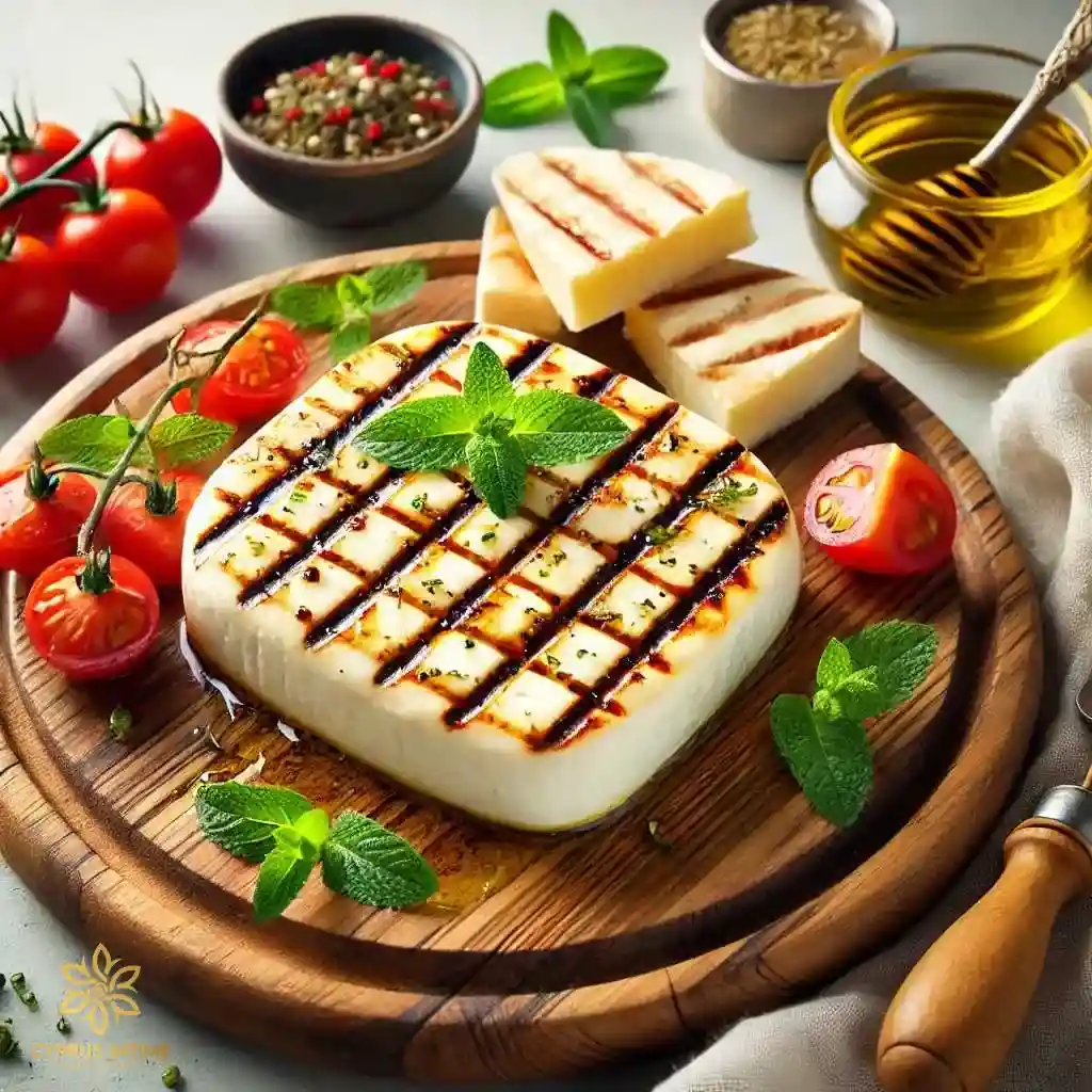 پنیر هالومی گریل‌شده قبرس شمالی