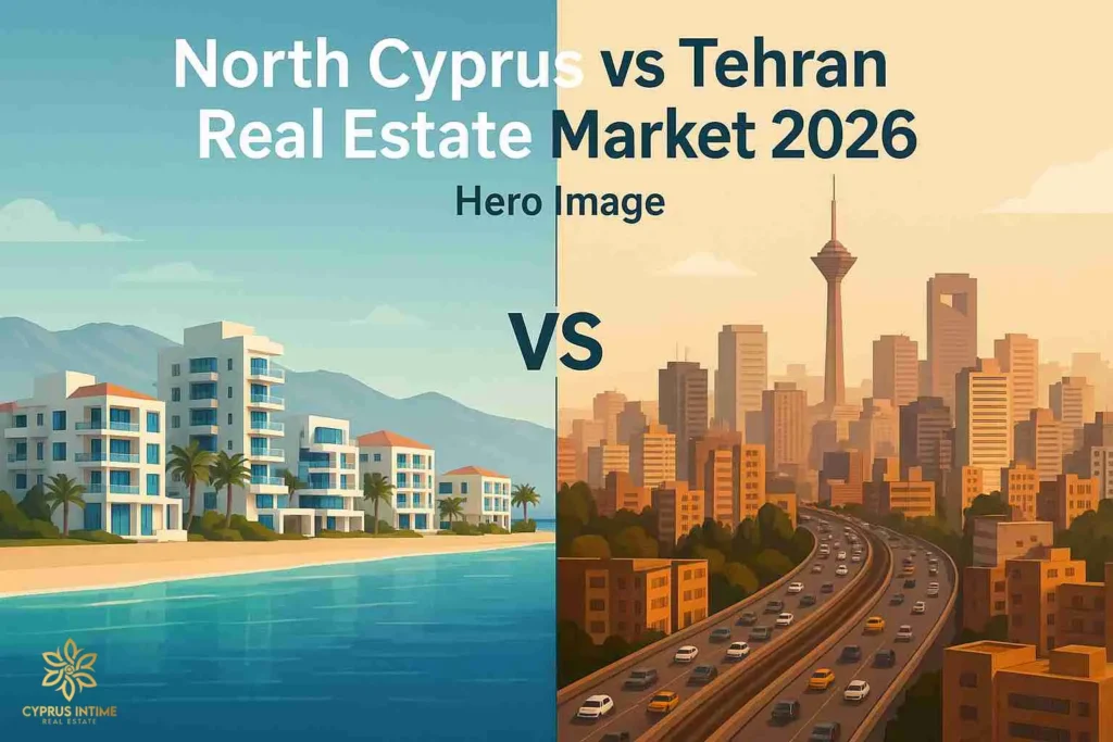 مقایسه بازار ملک قبرس شمالی و تهران در سال 2026